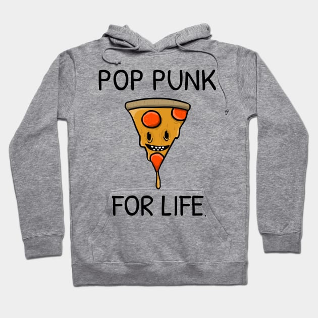 POP PUNK FOR LIFE PIZZA Hoodie by TeeNZ